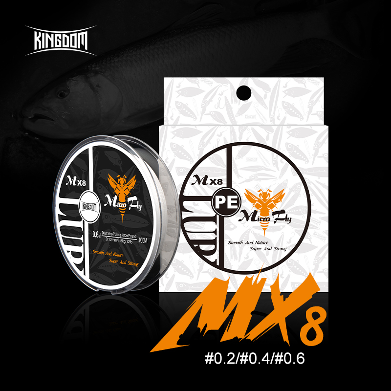 Ice Fishing Line - Kingdom Micro Fly THINNER Fishing Lines