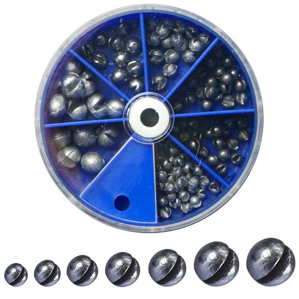 Fishing Line Box - 7 Sizes Round Fishing Line Sinker