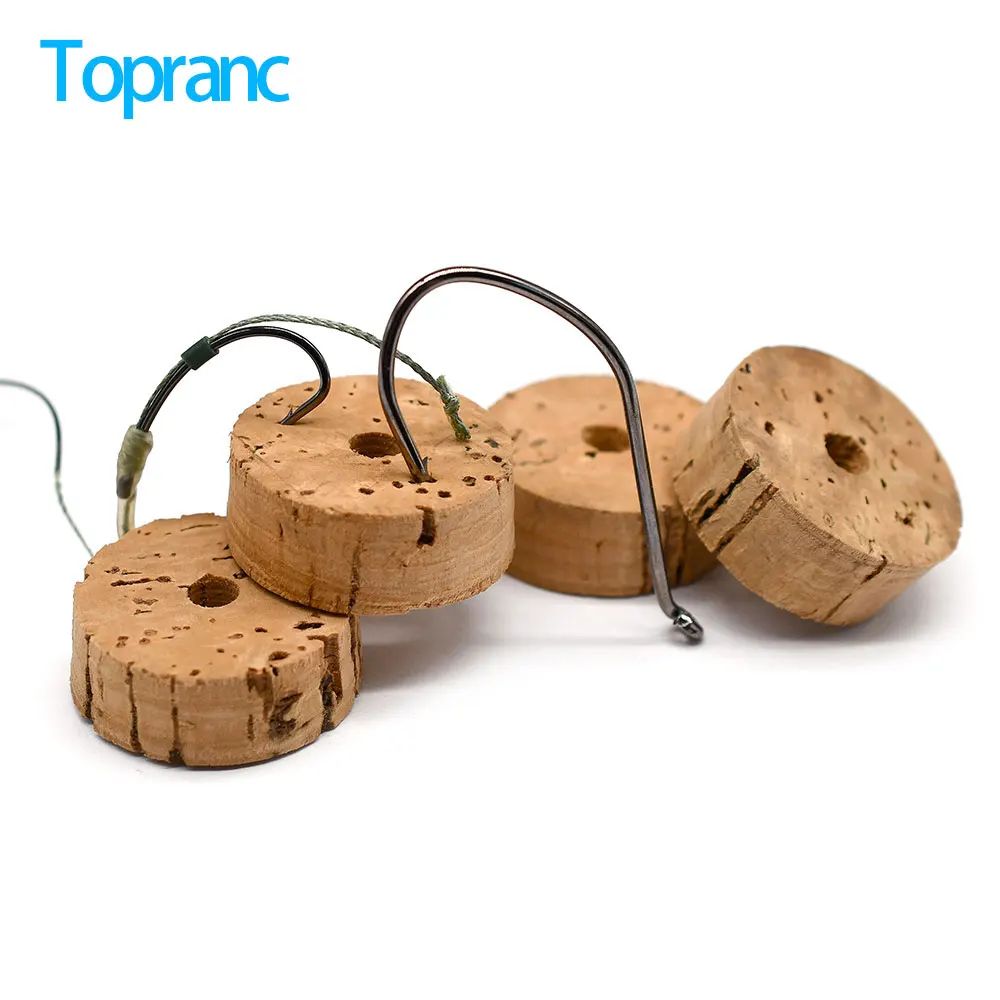 Fishing Line Spooler - Topranc Natural Cork End Cap for
