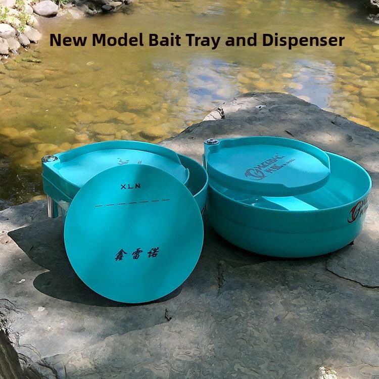 Fishing Line Box - Deepened Non-Magnetic Fishing Bait Plate Double