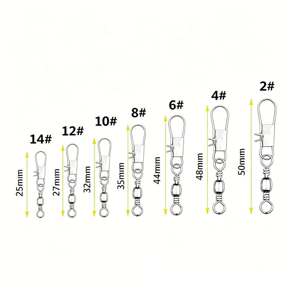 50Pc/box Stainless Steel Swive - Fishing Line Box 리뷰 및 가격