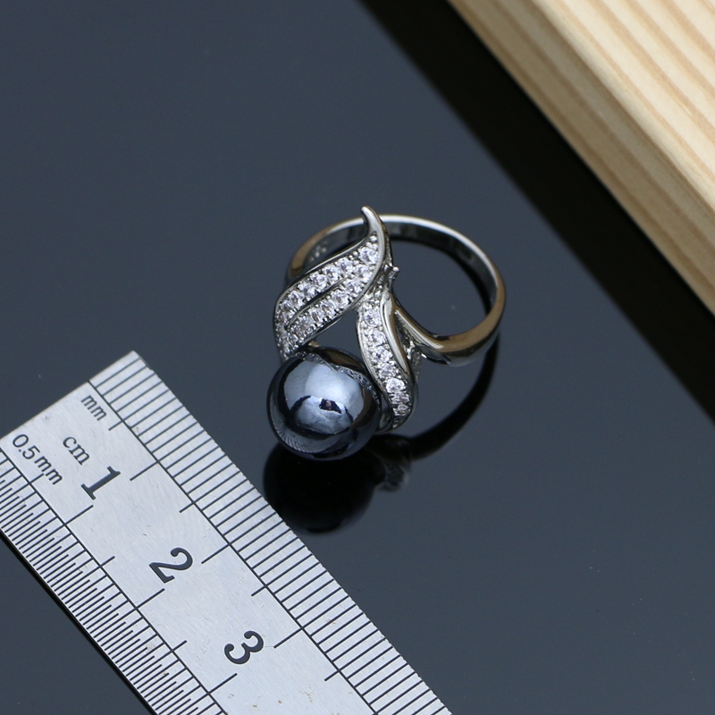 Black Pearls 925 Silver Jewelr - Freshwater Line 리뷰 및 가격