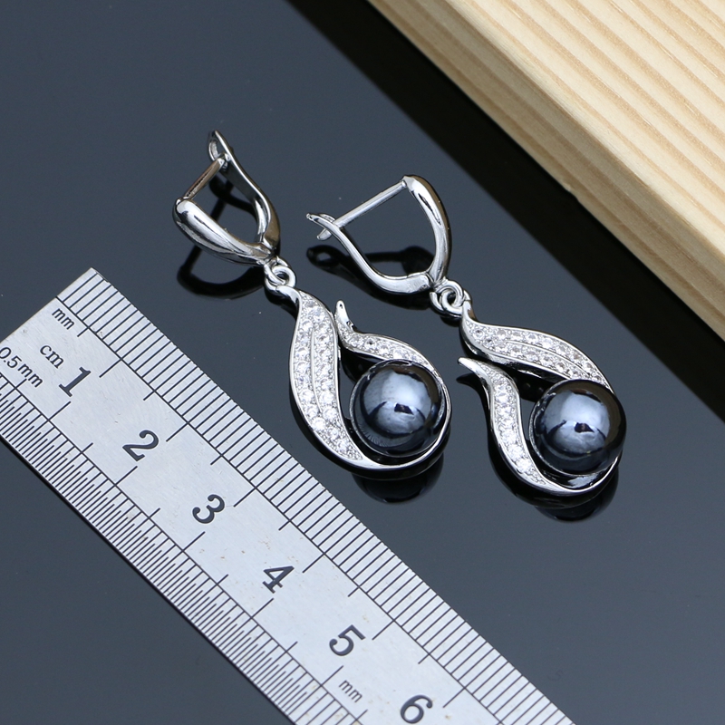 Black Pearls 925 Silver Jewelr - Freshwater Line 리뷰 및 가격
