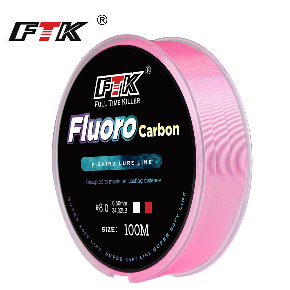FTK 100m 4.13-34.32LB Fluoroca - Fluorocarbon Line 리뷰 및 가격