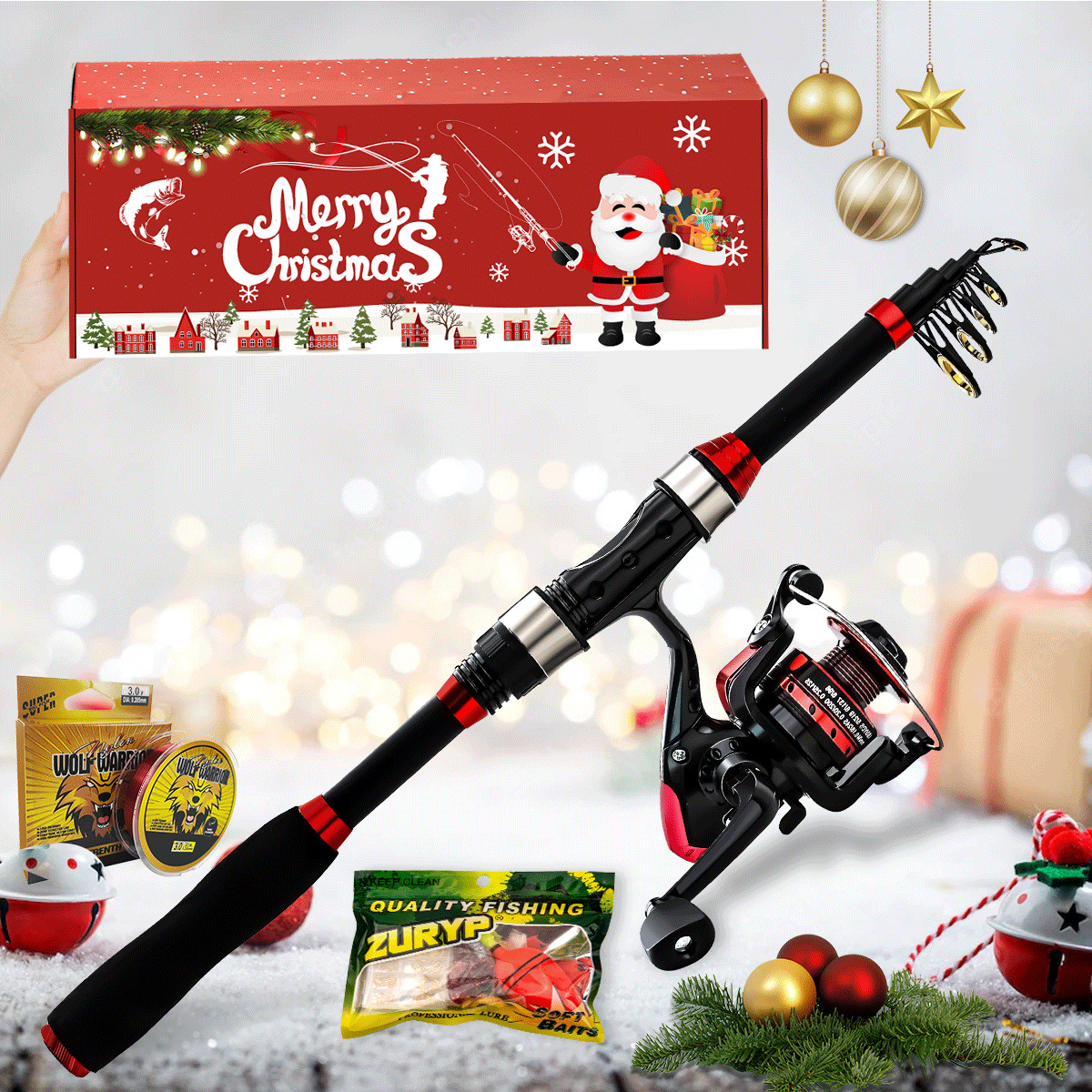 Fishing Tackle Christmas Set U - Freshwater Line 리뷰 및 가격