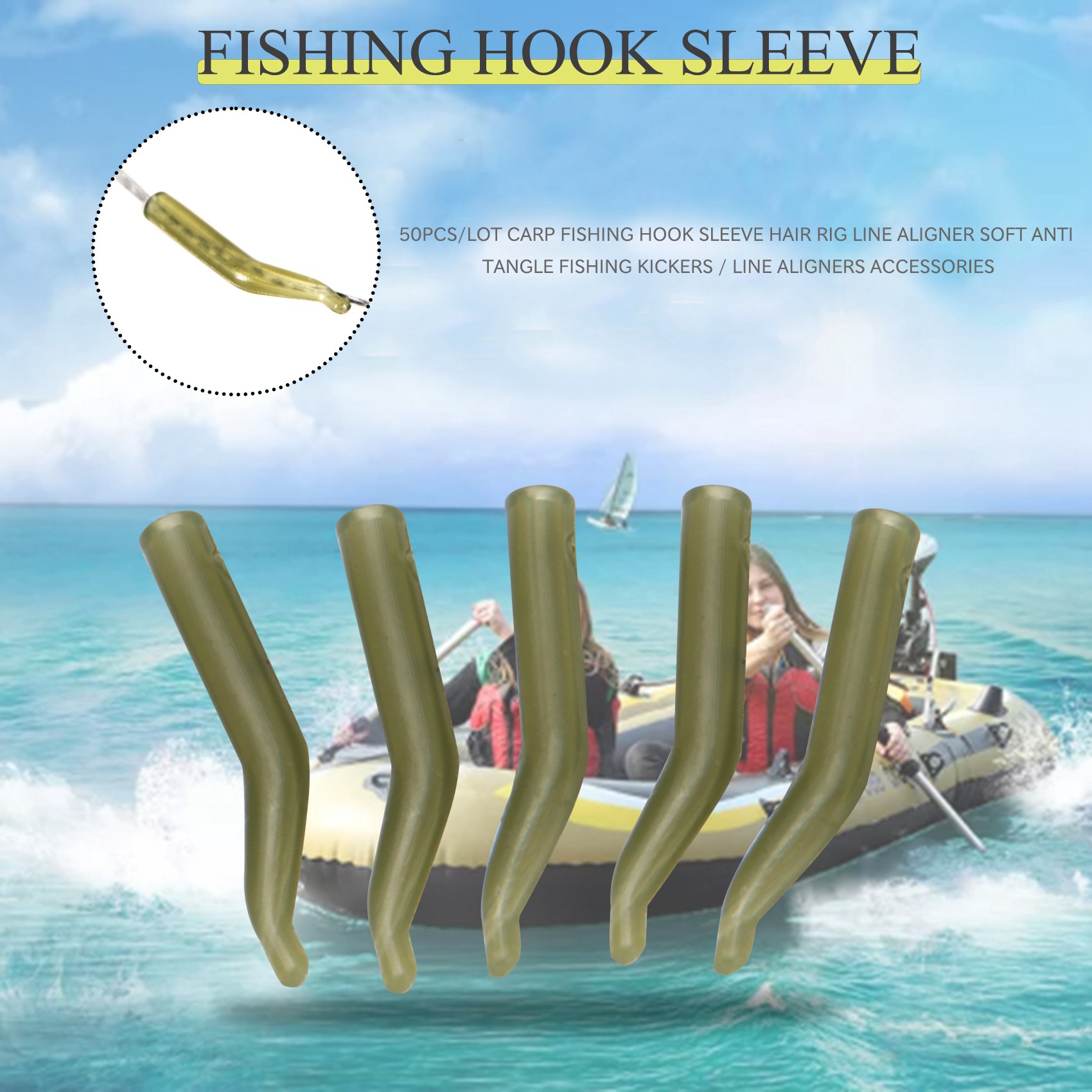 50Pcs/Lot Carp Fishing Hook Sl - Monofilament Line 리뷰 및 가격