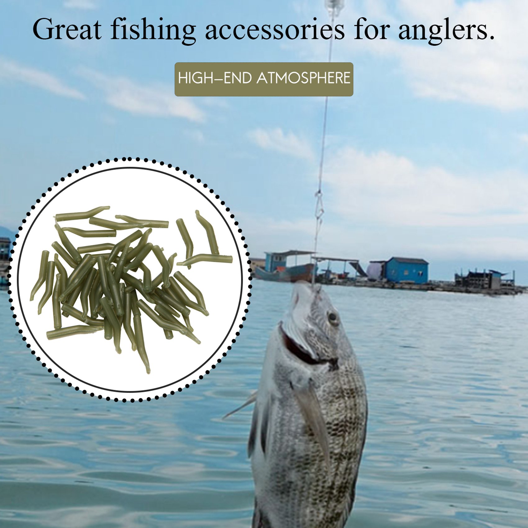 50Pcs/Lot Carp Fishing Hook Sl - Monofilament Line 리뷰 및 가격