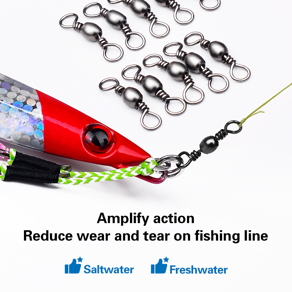 100Pcs Fishing Swivels Connect - Saltwater Line 리뷰 및 가격