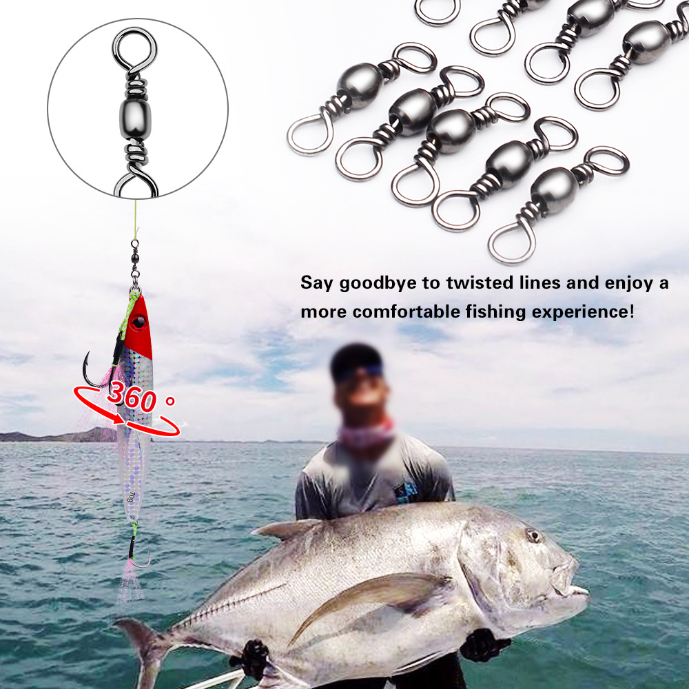 100Pcs Fishing Swivels Connect - Saltwater Line 리뷰 및 가격