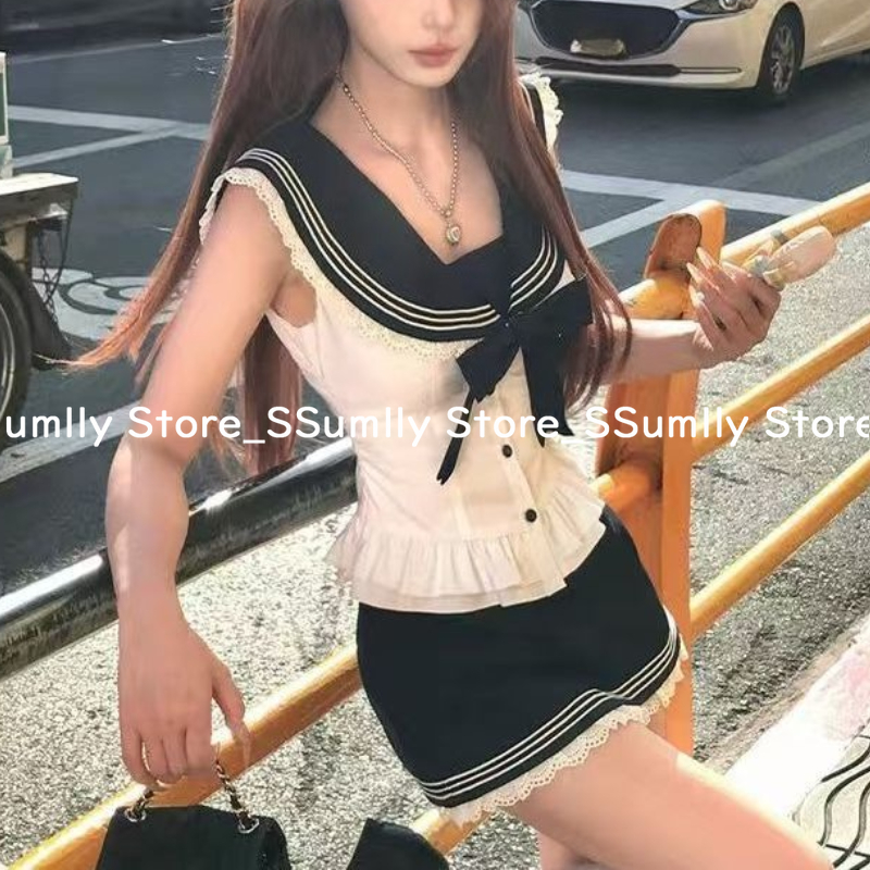 College Style Bow Sweet 2 Piec - Fly Line 리뷰 및 가격