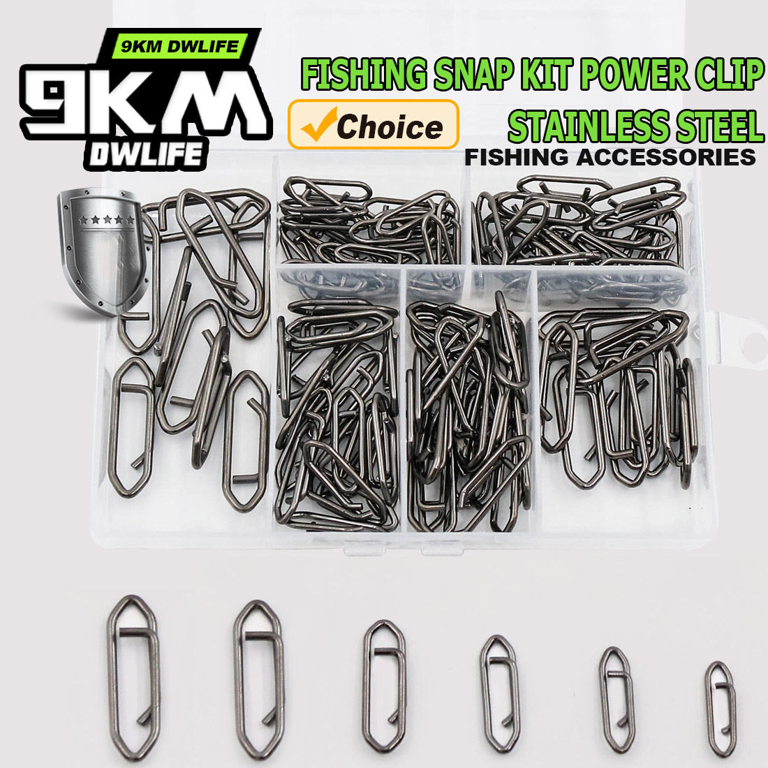 9KM Fishing Snap Kit 110pcs Po - Saltwater Line 리뷰 및 가격