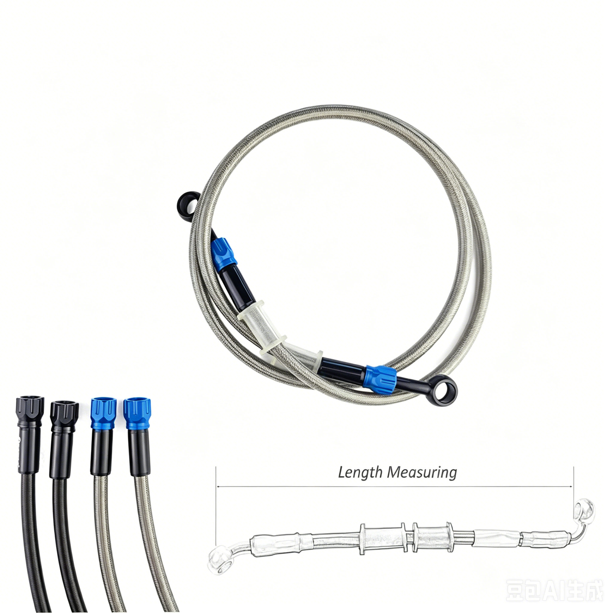 Motorcycle Brake Hose AN3 Brai - Braided Line 리뷰 및 가격
