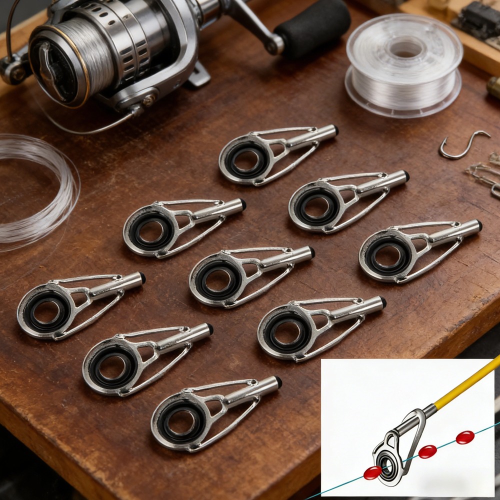 10PCS Metal Fishing Top Rod Gu - Fishing Line Winder 리뷰 및 가격