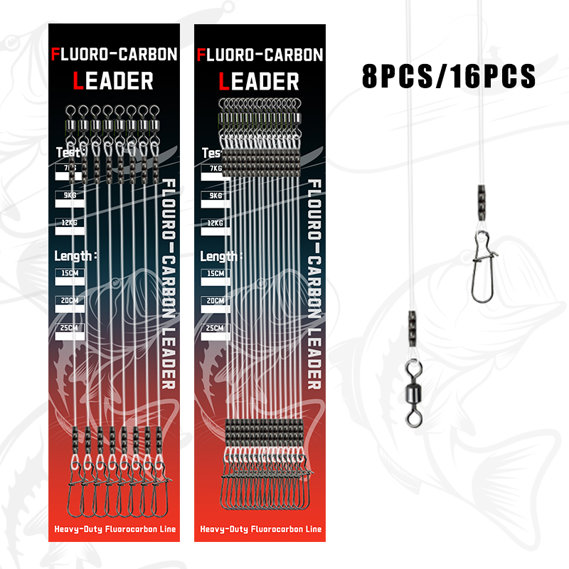8/16pcs Fluorocarbon Wire Lead - Fluorocarbon Line 리뷰 및 가격